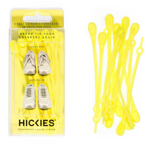 Hickies | No-tie Shoelaces | Neon Yellow