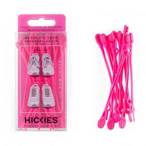 Hickies | No-tie Shoelaces | Neon Pink