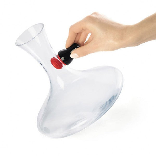 Cuispiro | Magnetic Spot Scrubber | Black and Red 